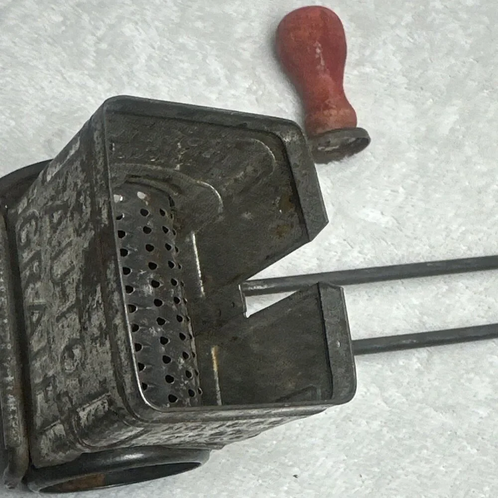Vintage Popeil Brothers Hand Crank Cheese Garlic Grater Made In Chicago,